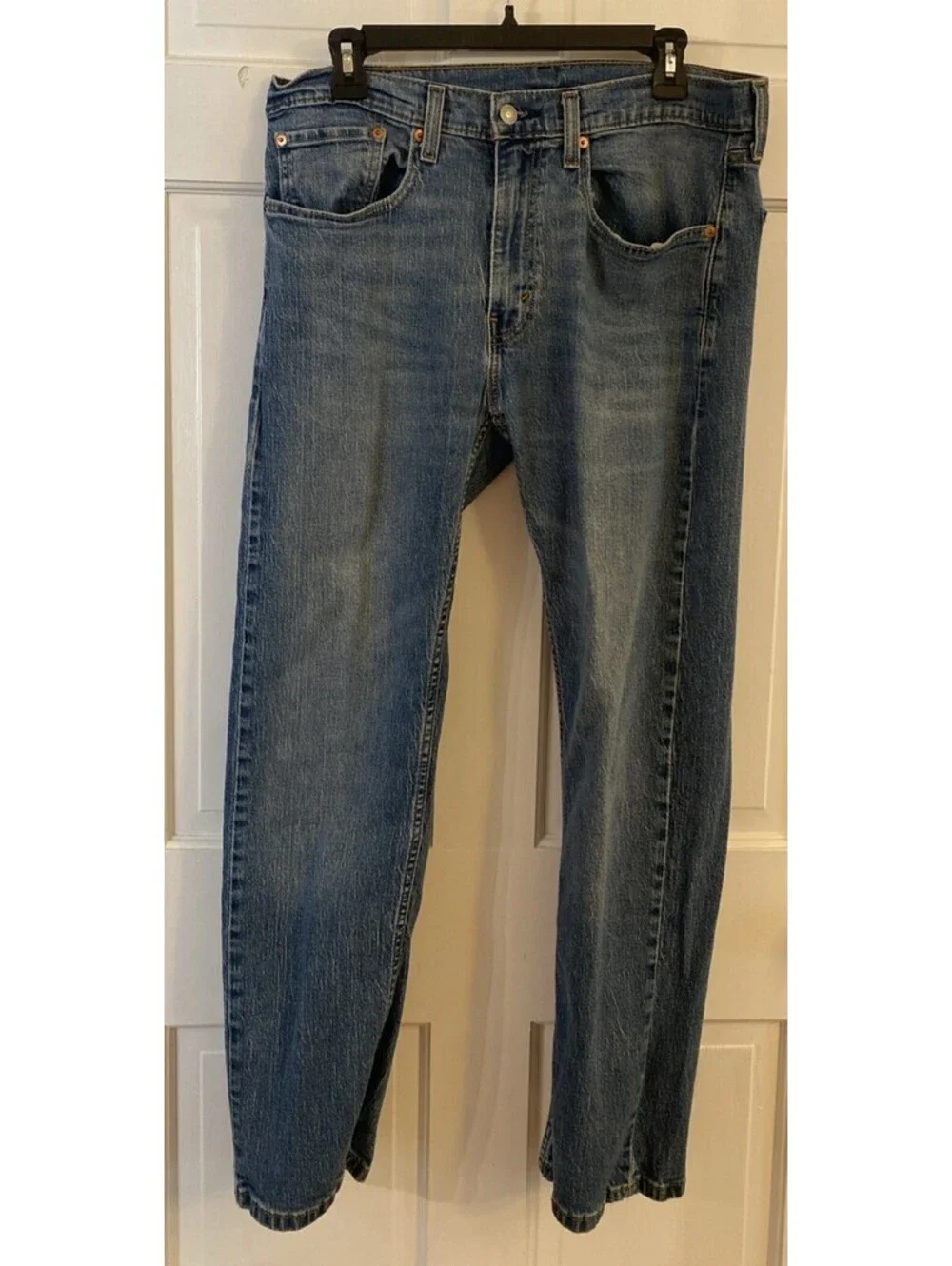 Levis Jeans Mens 505 Casual Medium Wash Classic Everyday Straight Work 34X30